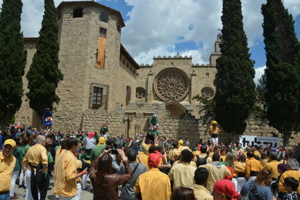 20180513G-A Sant Cugat amb Castellers de Sant Cugat,de Sabadell i de la Vila de Gràcia i Bordegassos.DSC 8507