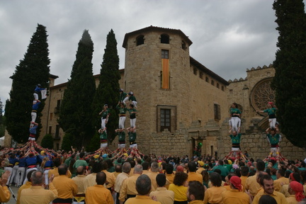 20180513G-A Sant Cugat amb Castellers de Sant Cugat,de Sabadell i de la Vila de Gràcia i Bordegassos.DSC 8175