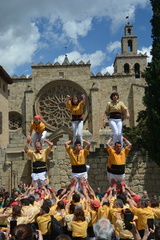 20180513G-A Sant Cugat amb Castellers de Sant Cugat,de Sabadell i de la Vila de Gràcia i Bordegassos.DSC 8483