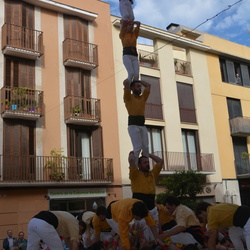 20181111G-Dia de la colla amb Bordegassos, Castellers de Terrassa iMinyons de l´Arboç